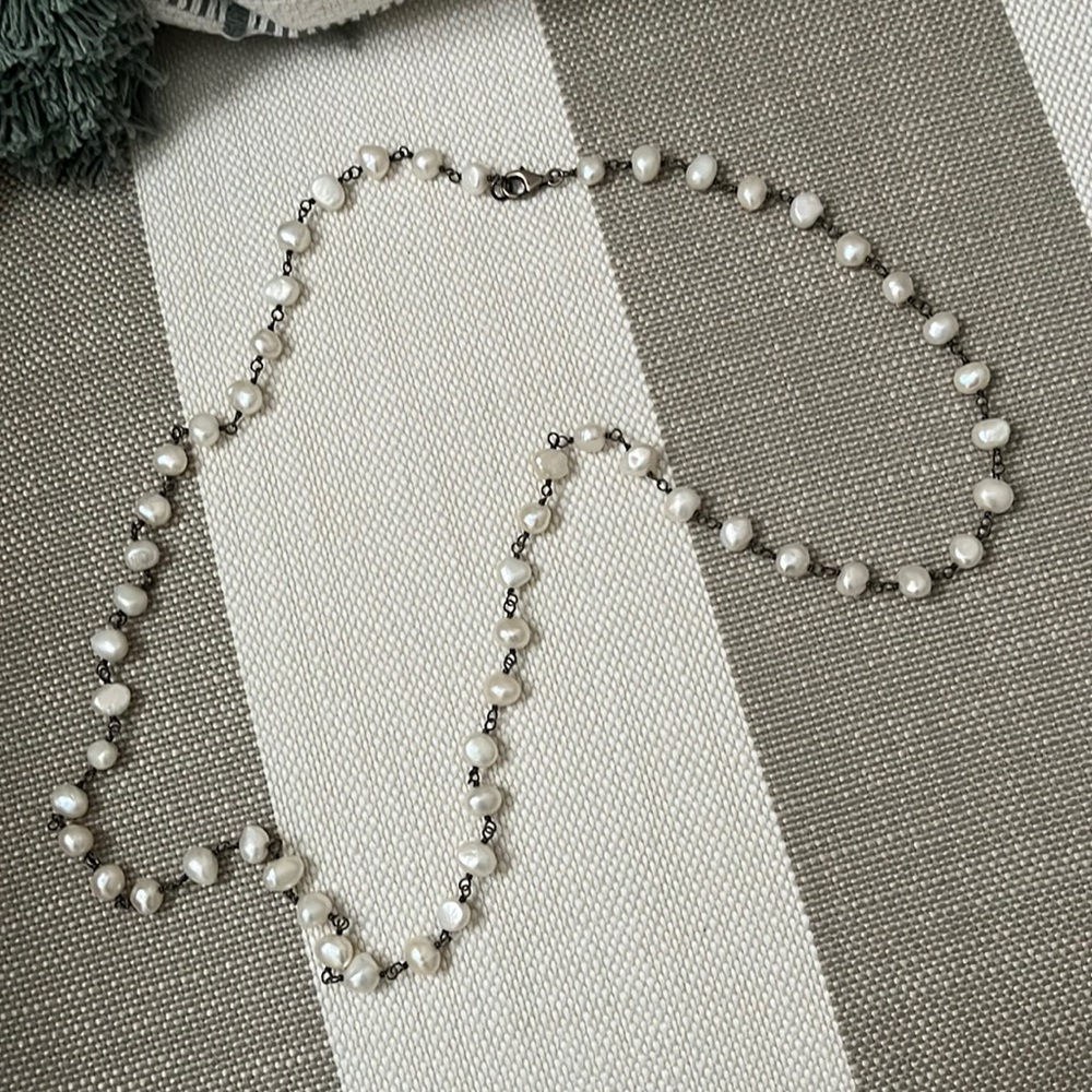 Silpada long freshwater Pearl necklace